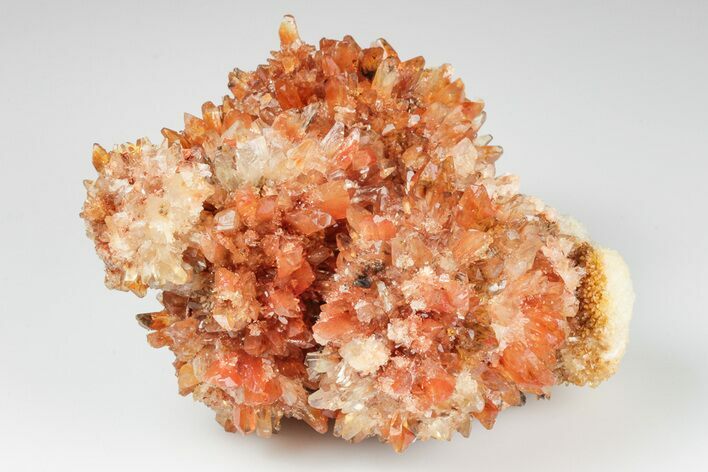 Orange Creedite Crystal Cluster - Durango, Mexico #193774